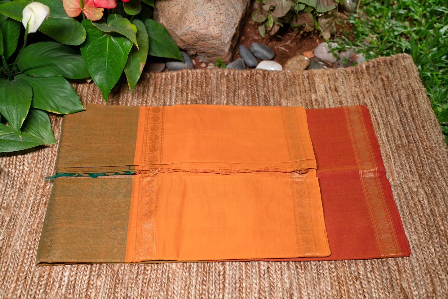 MULTI COLOUR KANCHI PATTU SAREE